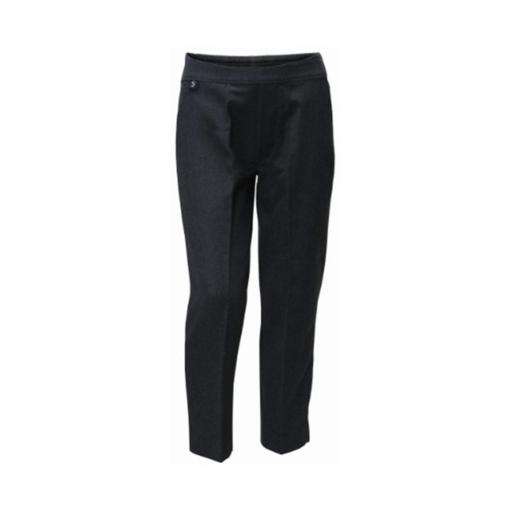 Boys Slim Fit Pull On Trousers