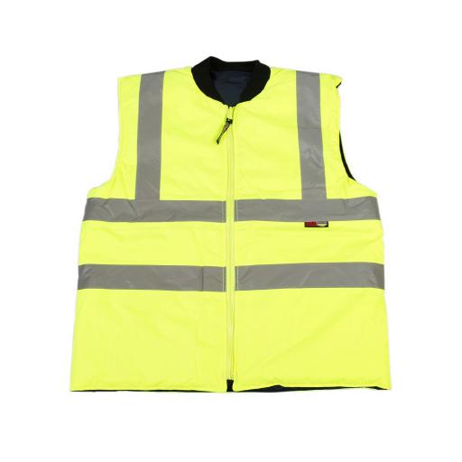 Warrior Phoenix Hi-Vis Reversible Bodywarmer